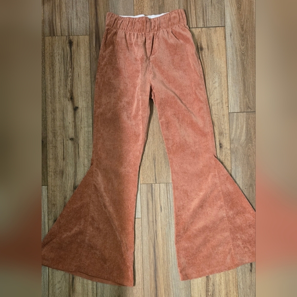 FAVLUX Copper Flared Trousers - Picture 2 of 3